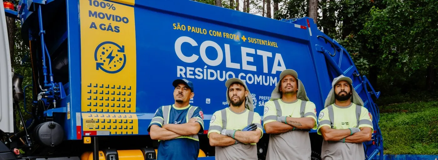 Equipe de coleta da Ecourbis