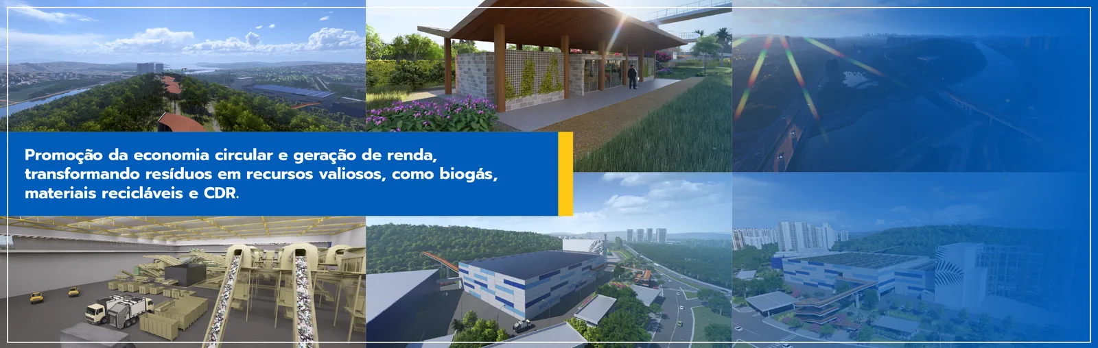 Renders do projeto do Ecoparque Sul